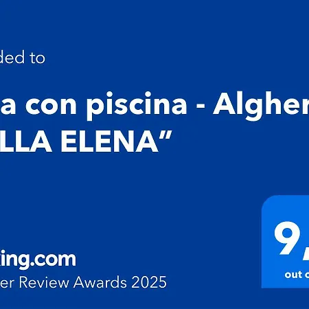 Con Piscina - - “villa Elena” Alghero